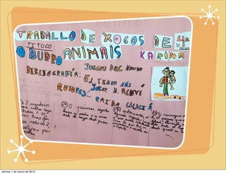 viernes 1 de marzo de 2013
 