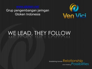 www.gtoken.net 
Grup pengembangan jaringan 
Gtoken Indonesia 
 