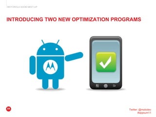 INTRODUCING TWO NEW OPTIMIZATION PROGRAMS 
