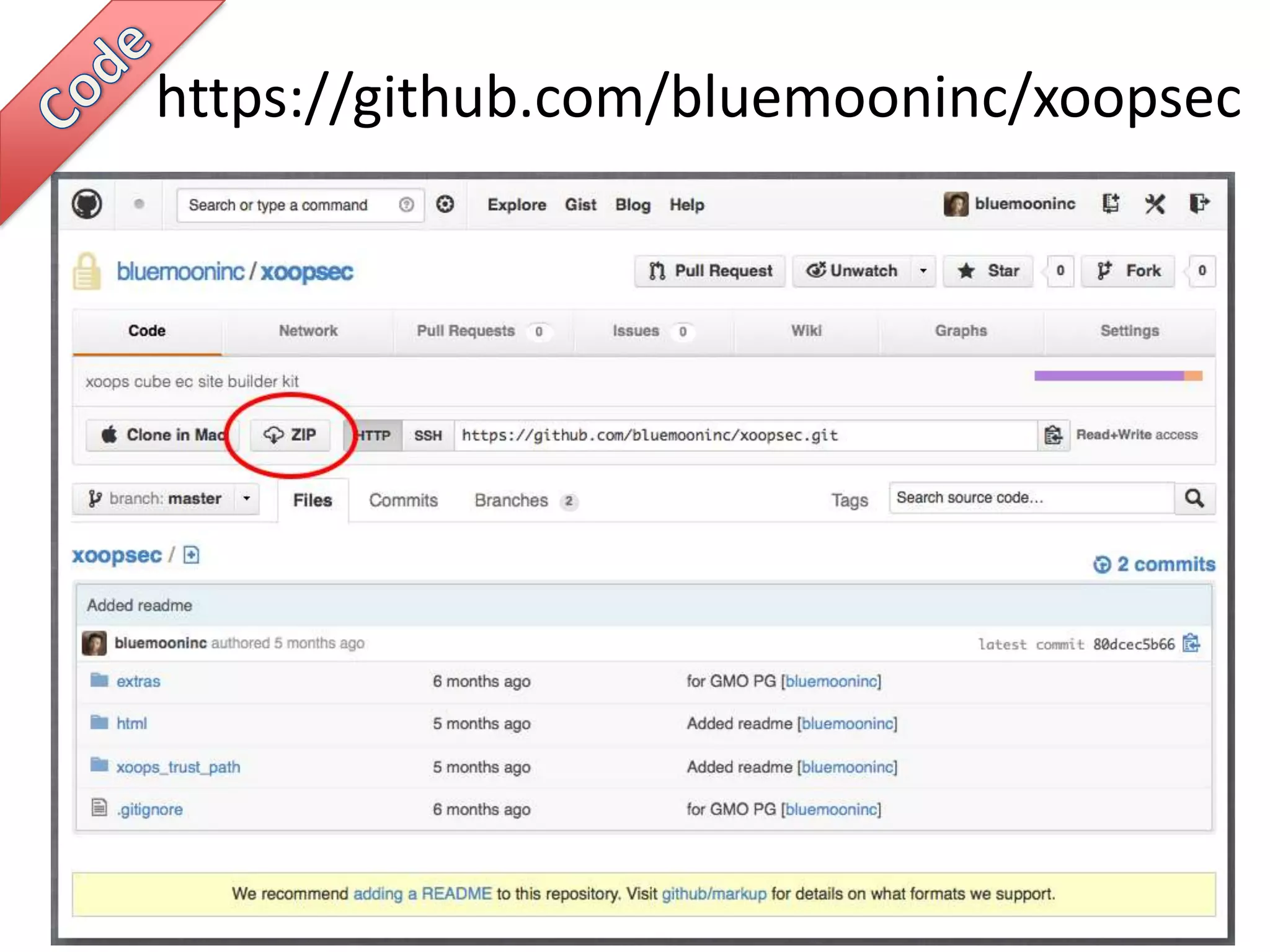 https://github.com/bluemooninc/xoopsec
 