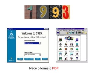 Nace o formato PDF
 