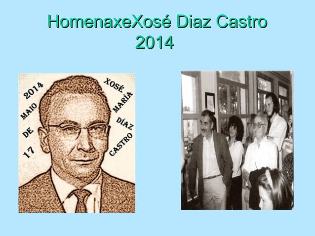 Xose maria diaz castro PPT