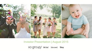 Investor Presentation | August 2015
 