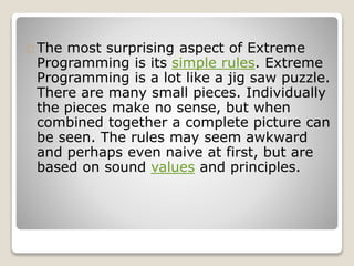 Xp(Xtreme Programming) presentation | PPTX