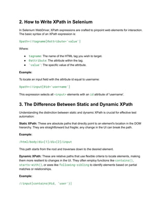 XPath in Selenium - Definition, Examples and How to Use.pdf