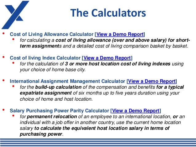 international expatriate cost of living calculators texas wage calculator