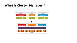 What is Cluster Manager ?
 