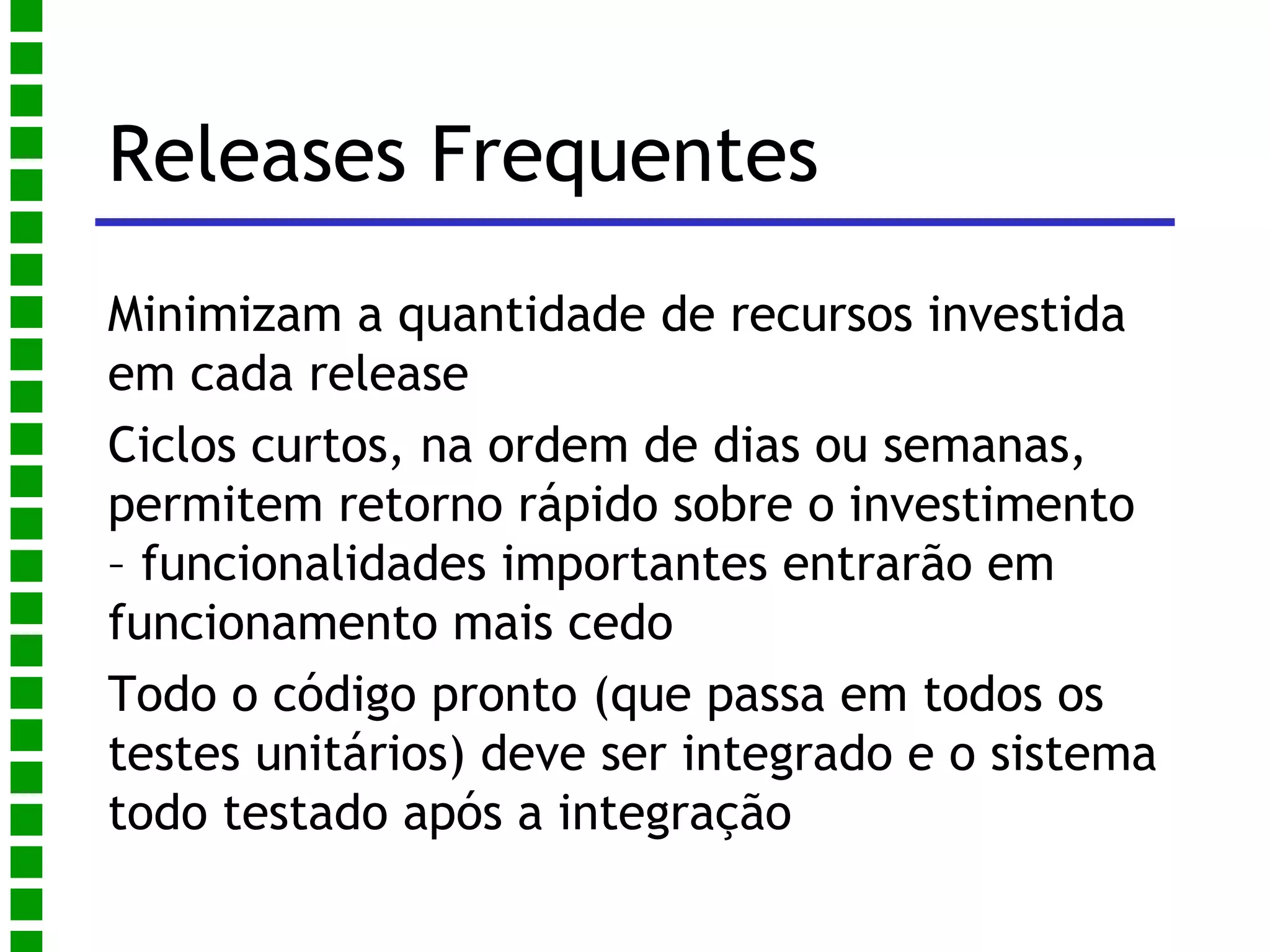 Releases Frequentes 