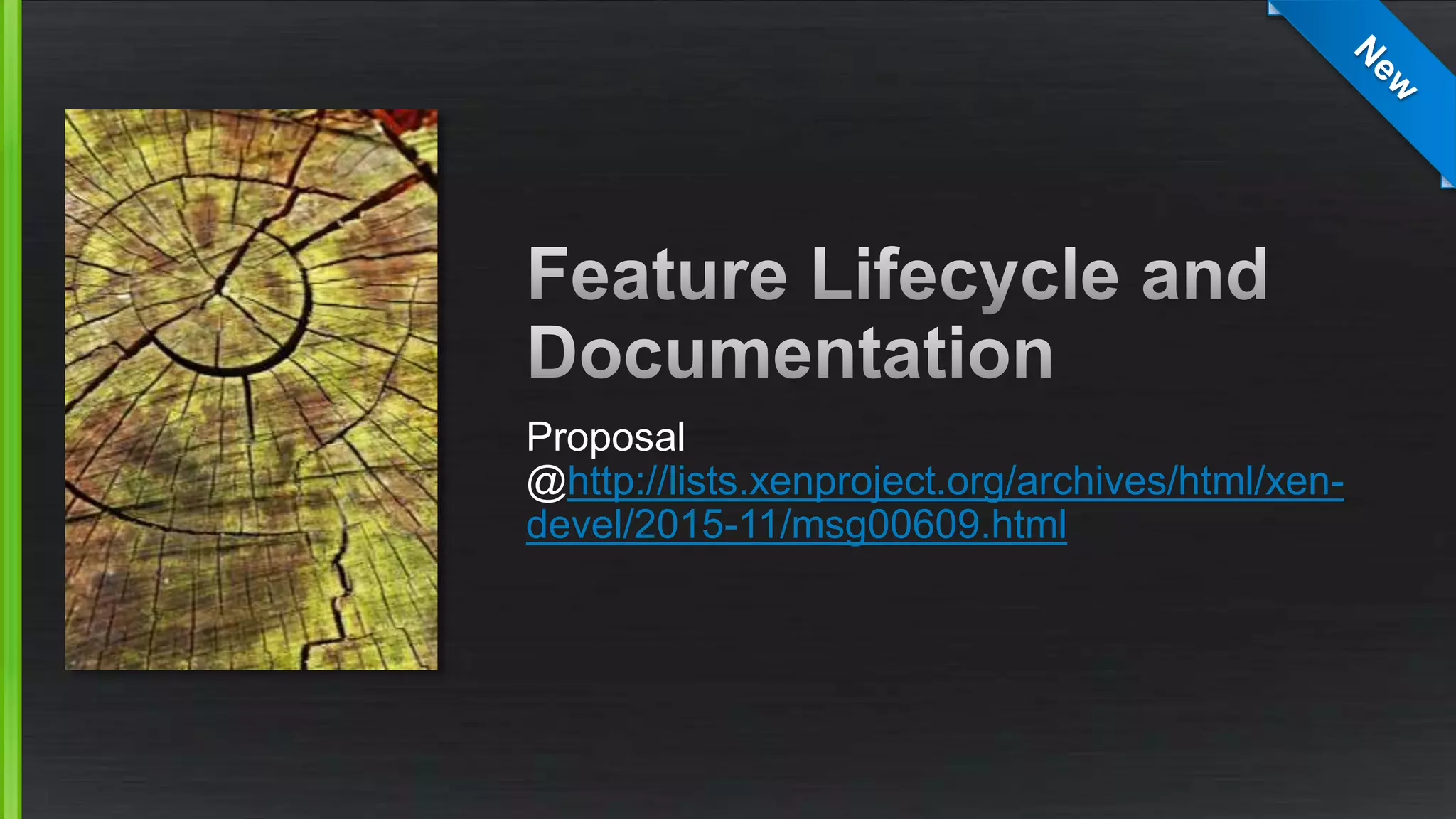 Proposal
@http://lists.xenproject.org/archives/html/xen-
devel/2015-11/msg00609.html
 