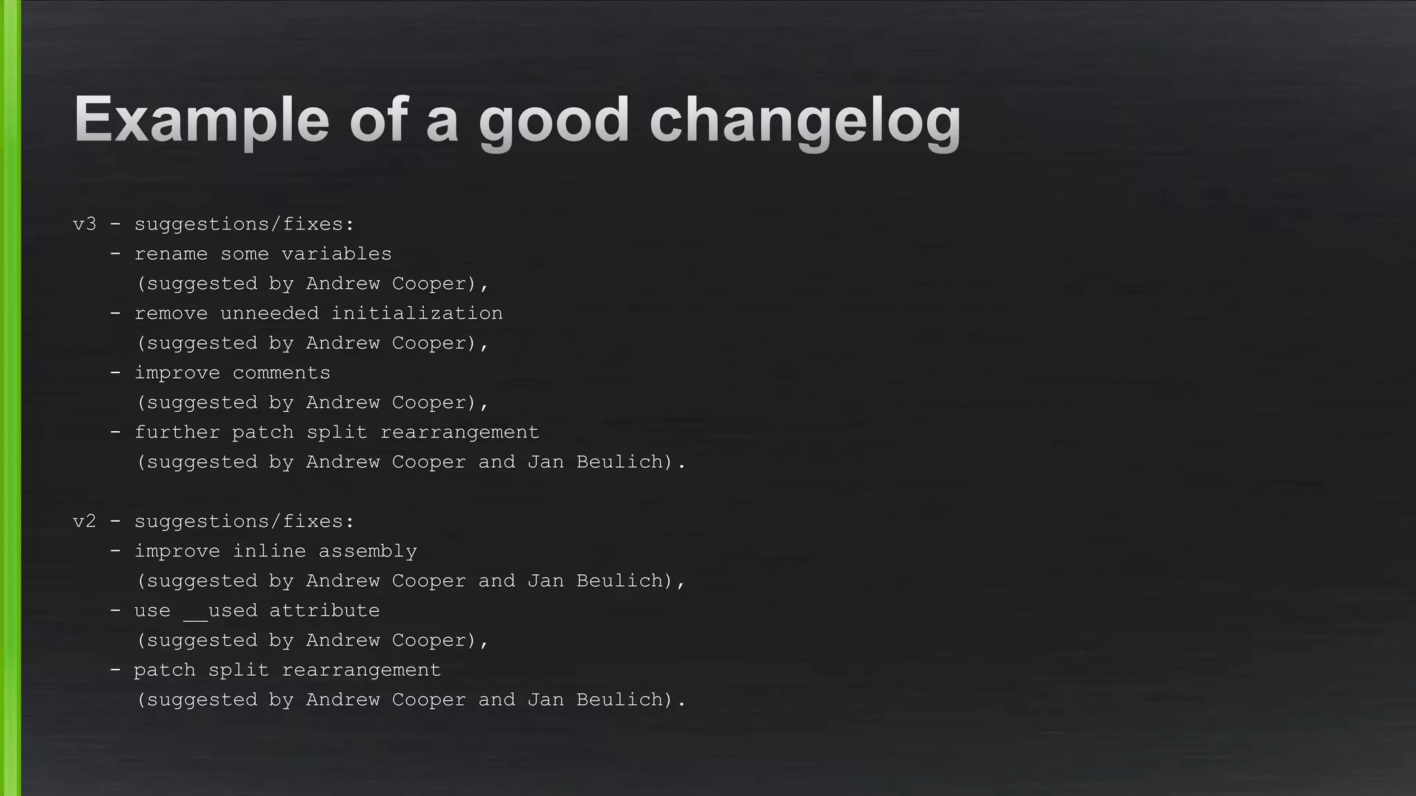 v3 - suggestions/fixes:
- rename some variables
(suggested by Andrew Cooper),
- remove unneeded initialization
(suggested by Andrew Cooper),
- improve comments
(suggested by Andrew Cooper),
- further patch split rearrangement
(suggested by Andrew Cooper and Jan Beulich).
v2 - suggestions/fixes:
- improve inline assembly
(suggested by Andrew Cooper and Jan Beulich),
- use __used attribute
(suggested by Andrew Cooper),
- patch split rearrangement
(suggested by Andrew Cooper and Jan Beulich).
 