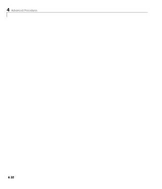 4 Advanced Procedures
4-32
 