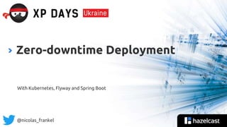 @nicolas_frankel
With Kubernetes, Flyway and Spring Boot
Zero-downtime Deployment
 