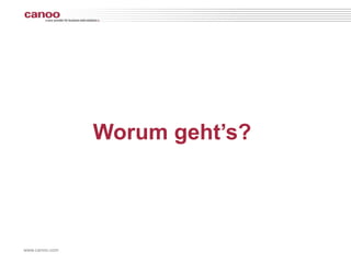 Worum geht’s?




www.canoo.com
 