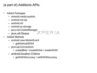 GingerBread on Xperia arc