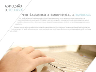 Book XP Gestão de Recursos
