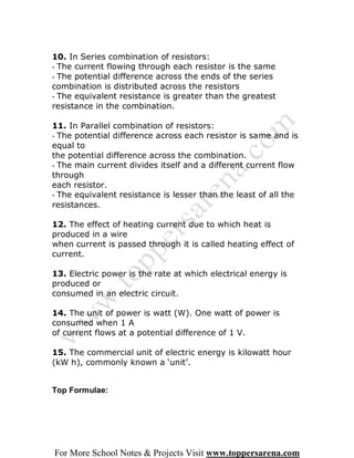 X physics full notes chapter1 | PDF
