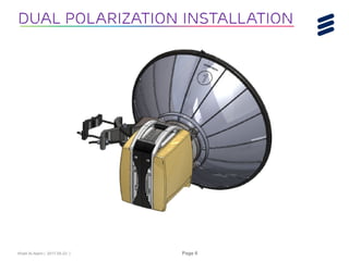 Khalil Al-Alami | 2017-05-23 | Page 6
Dual polarization installation
 