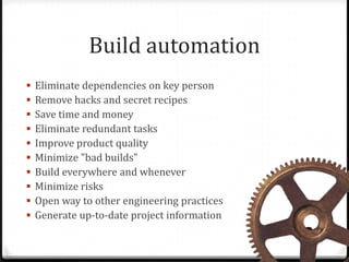 «One-button» technology 