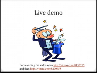 AgendaIntroduction to XPBuild automationContinuous IntegrationTDD (unit/integration testing)Code quality analysisRefactoring