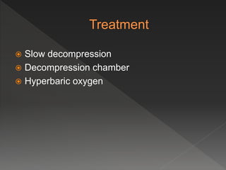 Deep sea diving and effects of increased barometric | PPTX