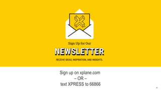 30
Sign up on xplane.com
– OR –
text XPRESS to 66866
 