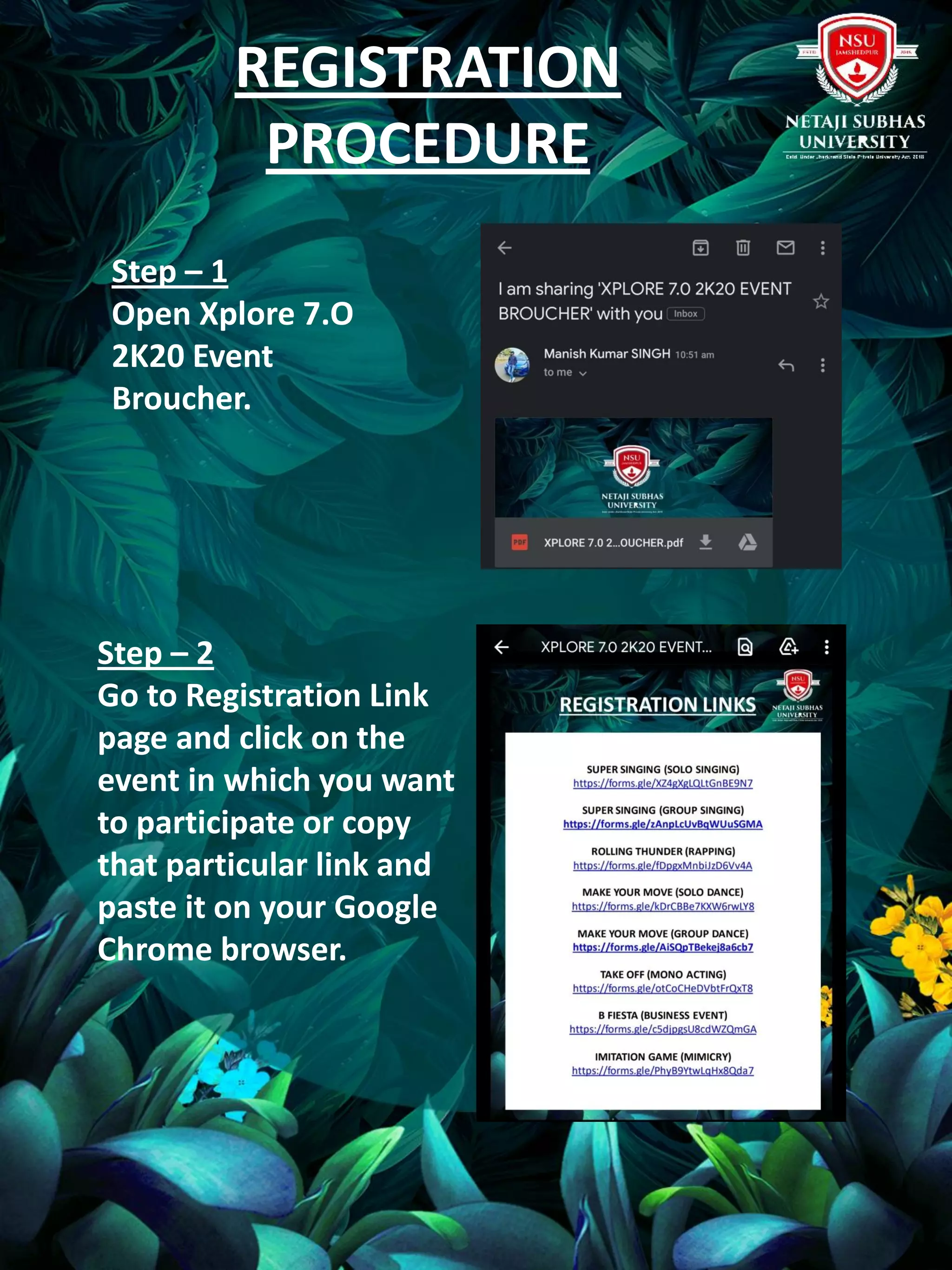 Xplore 7.0 2 k20 event brochure 