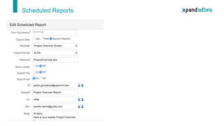Scheduled Reports
 