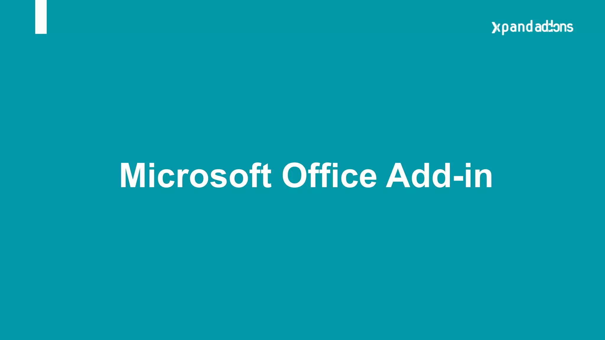 Microsoft Office Add-in
 