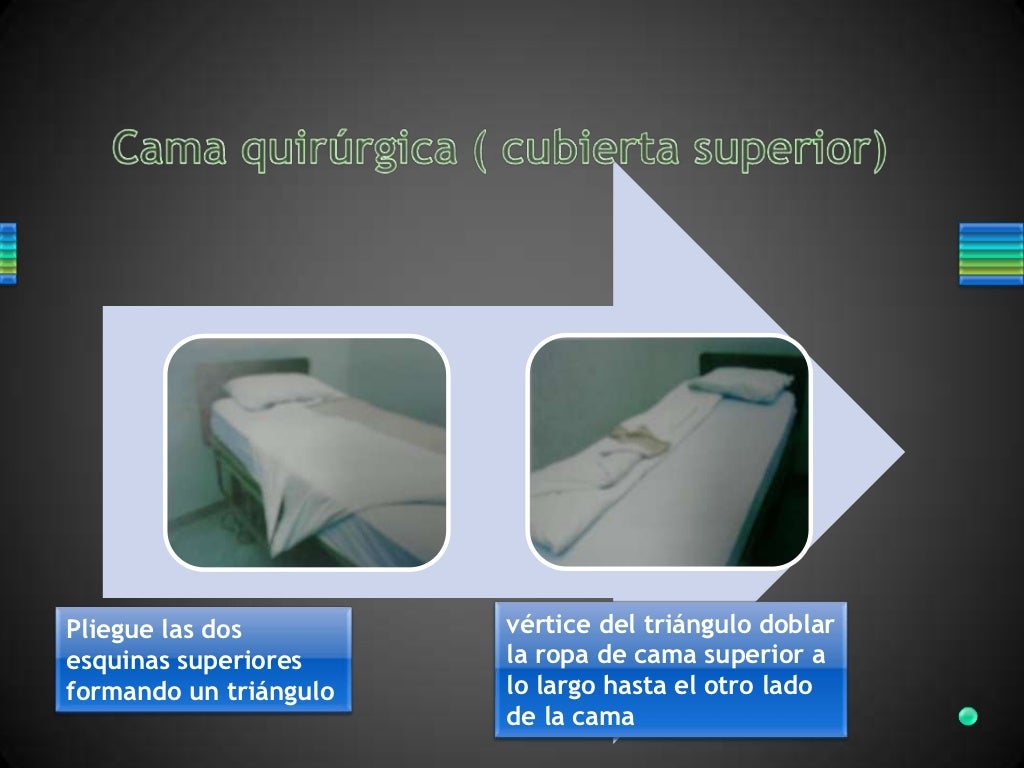 tendido de cama hospitalaria