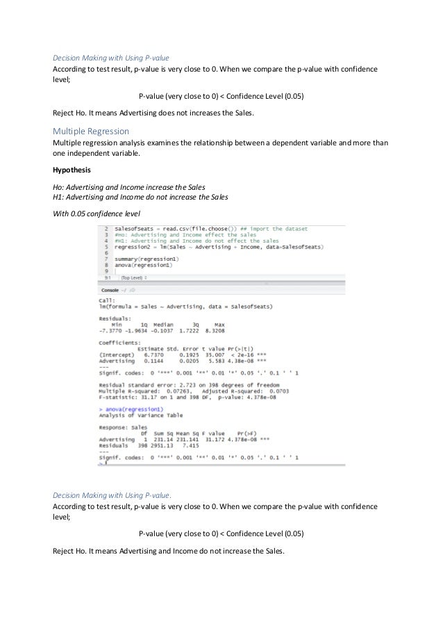 Hypothesis Tests in R Programming