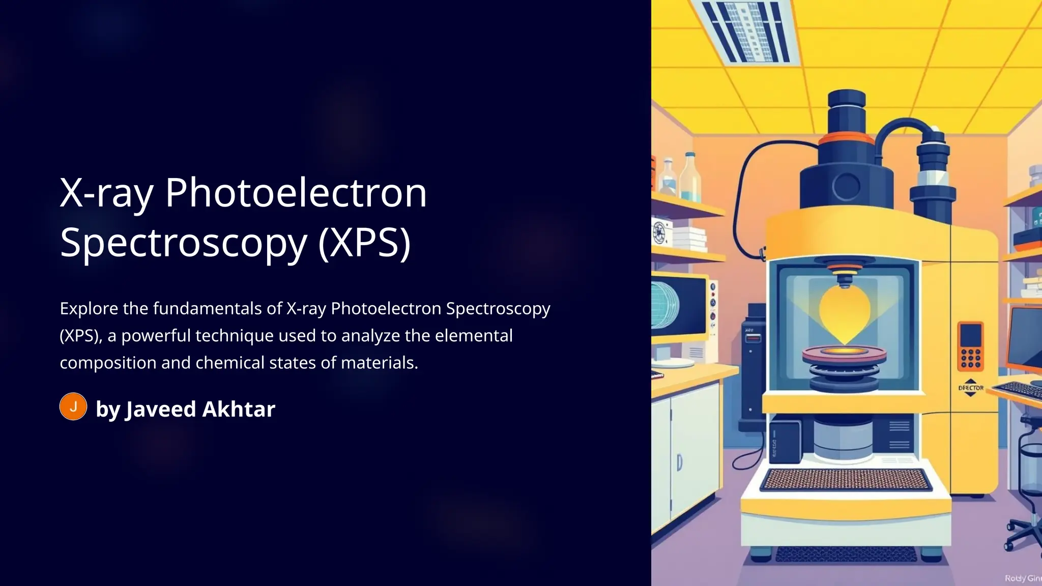 X-ray Photoelectron
Spectroscopy (XPS)
Explore the fundamentals of X-ray Photoelectron Spectroscopy
(XPS), a powerful technique used to analyze the elemental
composition and chemical states of materials.
by Javeed Akhtar
 