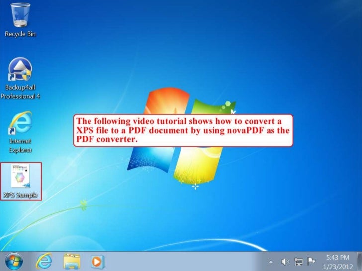convert xps to pdf with novapdf how to convert xps to pdf