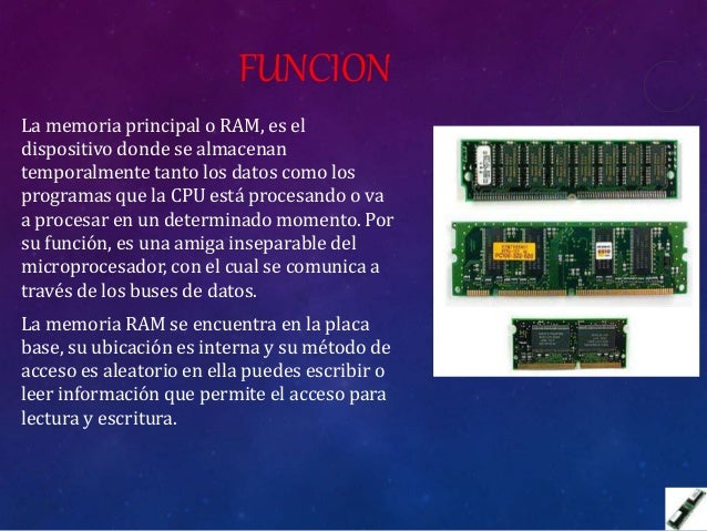 Diapositiva memoria ram