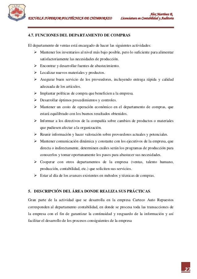 Informe practicas Pre Profesionales en Contabilidad