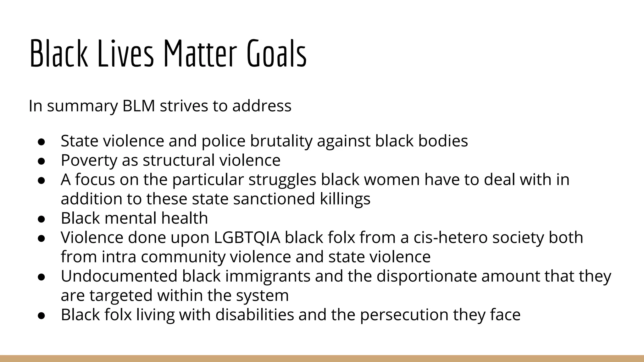 Black Lives Matter Conference Presentation | PPTX