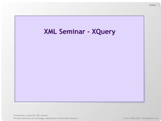 XQuery overview