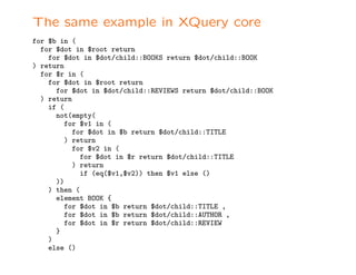 Xquery basics tutorial | PDF