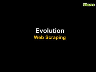 EvolutionWeb Scraping