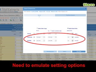 Need to emulate setting options