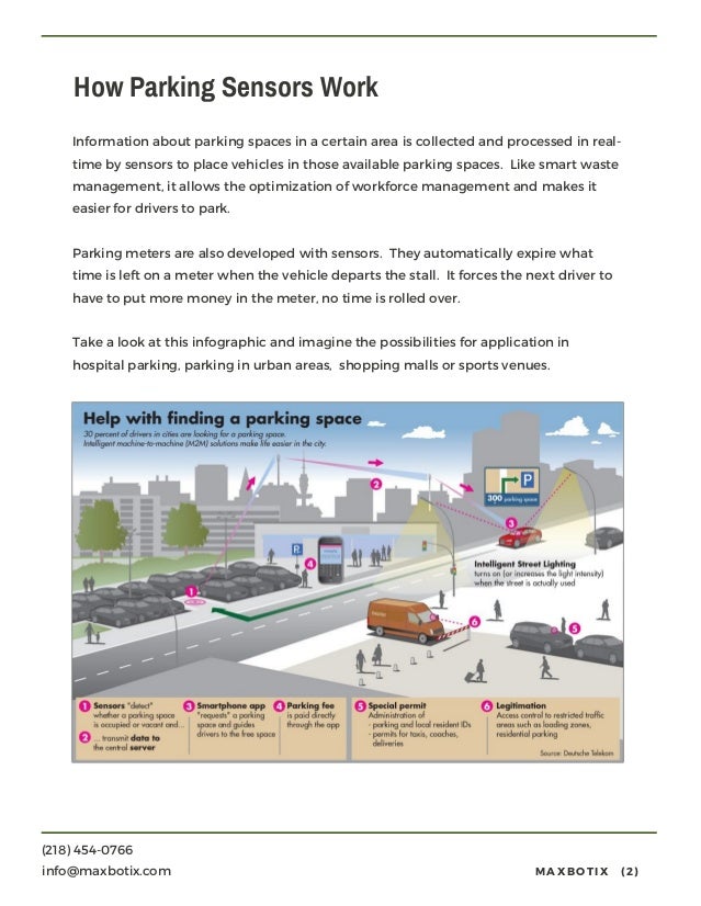Smart parking sensors for vehicle detection Circuit Diagram