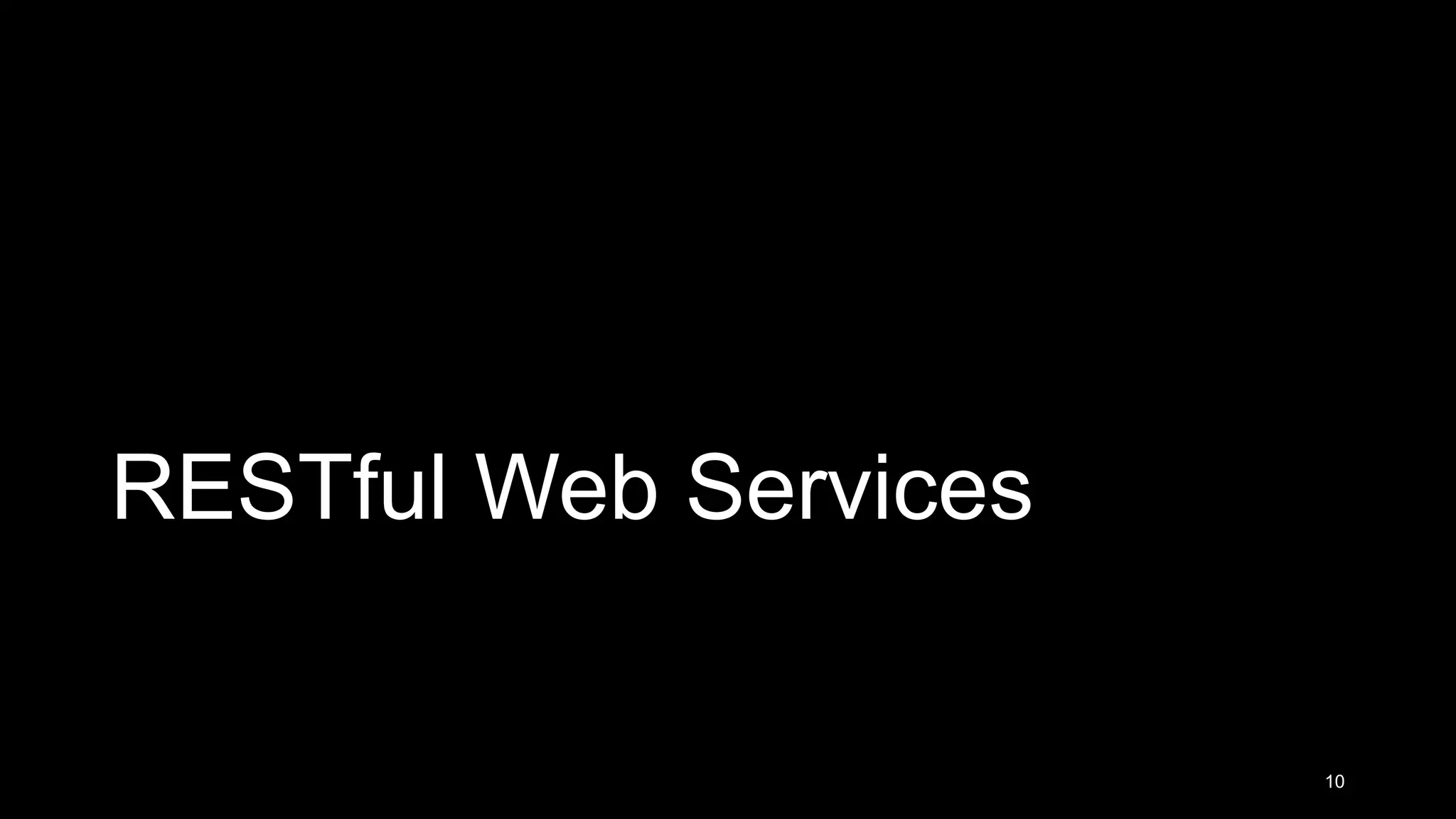 RESTful Web Services 10 