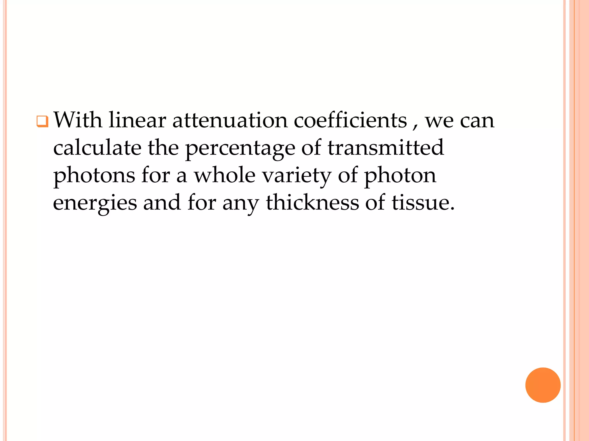 X ray attenuation | PDF