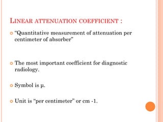 X ray attenuation | PDF