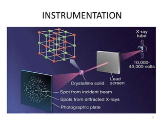 X ray crystallography | PPTX