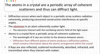 X ray diffraction | PPT