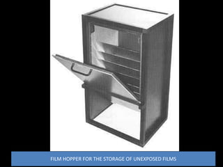 FILM HOPPER FOR THE STORAGE OF UNEXPOSED FILMS 
 