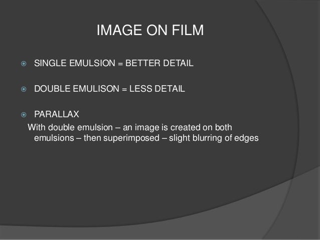 emulsion