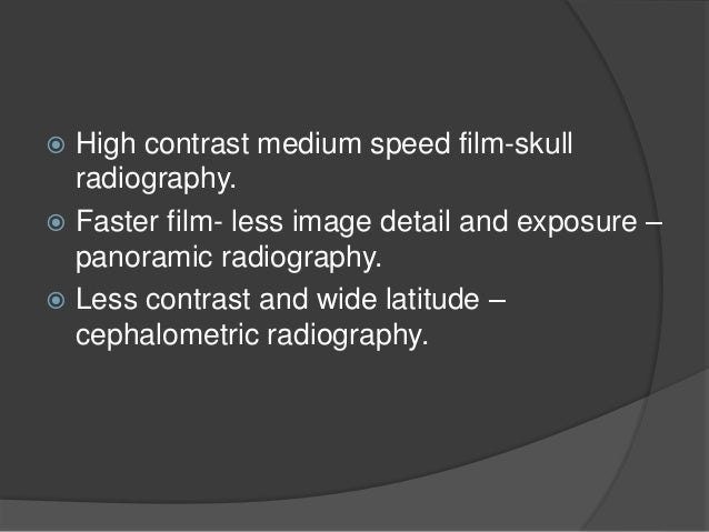 x ray films x ray film speed chart