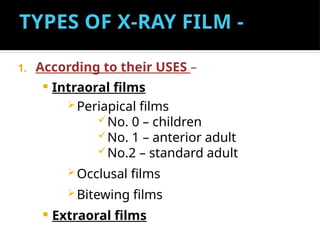 X Ray Films Types xrayfilm 051124252695696000980-89-8-7648 | PPTX
