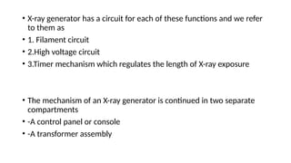 XRAY GENERATORS AND ITS PRINCIPLES.pptx